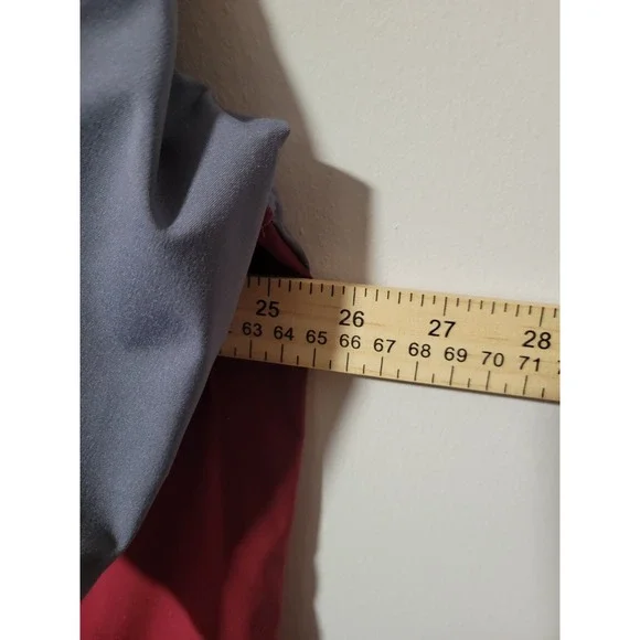 Adidas Mens XL Red Raglan Sleeve Quarter Zip Athletic Pullover Sports Training - Picture 8 of 10